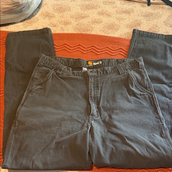 Carhartt Men's Gray Relaxed Jeans - Picture 4 of 5